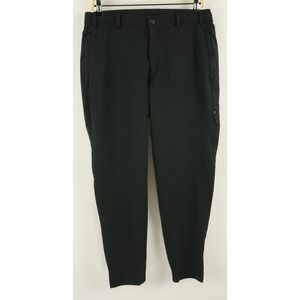Mack Weldon Performance Commuter Pants Mens Medium x 28 Black Zip Pocket Tapered